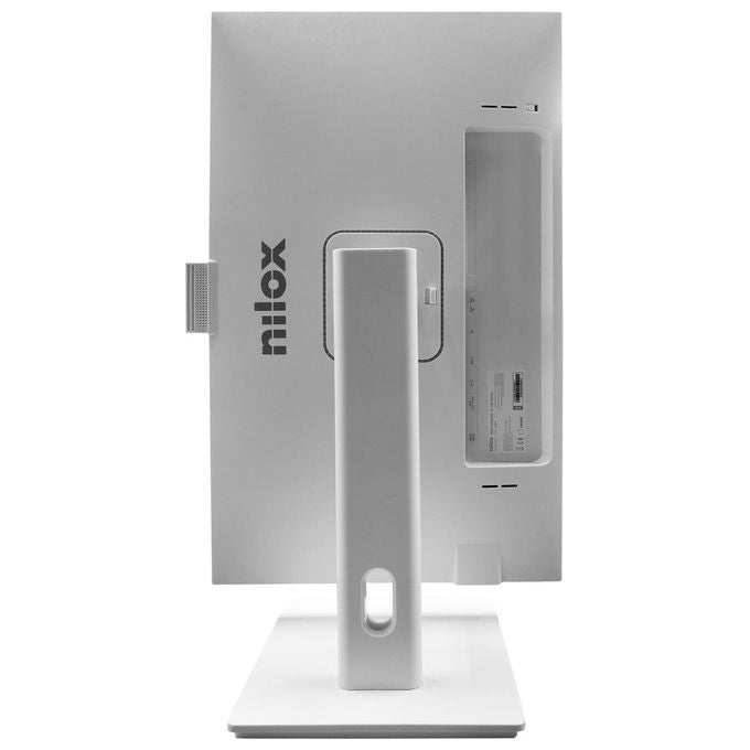Nilox Monitor PC 27'' Full HD LED Bianco, Webcam, Altoparlanti
