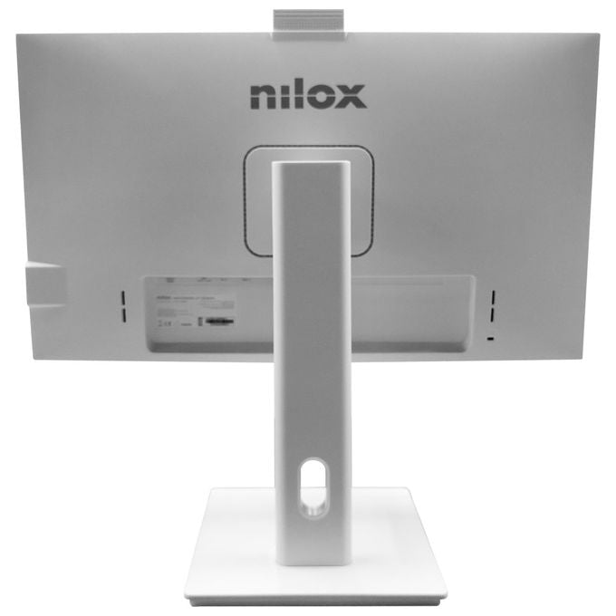 Nilox Monitor PC 27'' Full HD LED Bianco, Webcam, Altoparlanti