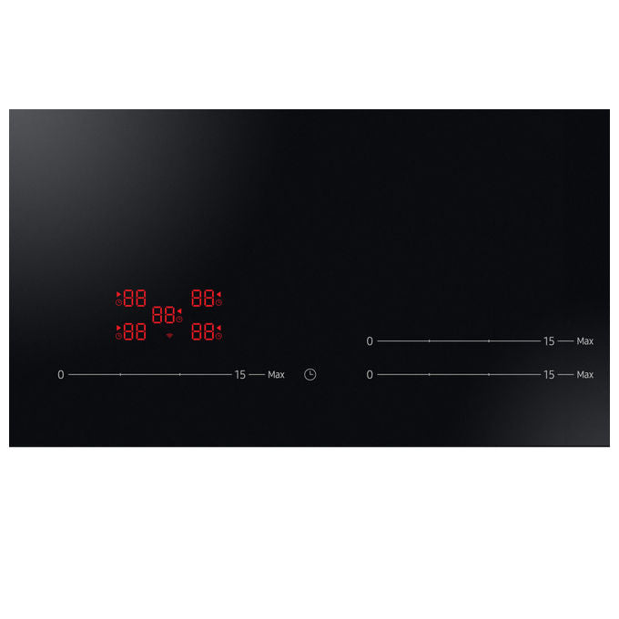 Samsung NZ85C5047FK Slim Fit Piano cottura Induzione 80 cm 5 zone Flex Zone Dual Ring Wi-Fi Touch colore Nero