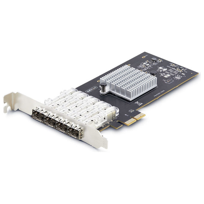 StarTech.com Scheda di Rete 4 Porte SFP GbE PCIe