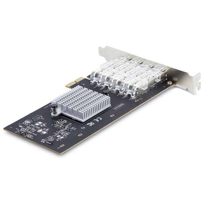StarTech.com Scheda di Rete 4 Porte SFP GbE PCIe