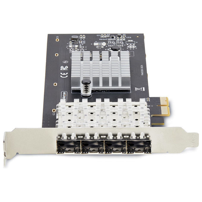 StarTech.com Scheda di Rete 4 Porte SFP GbE PCIe