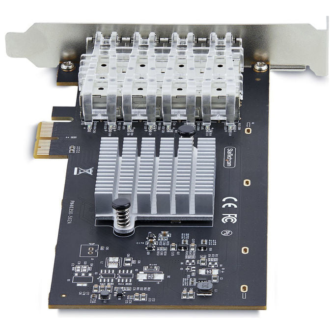 StarTech.com Scheda di Rete 4 Porte SFP GbE PCIe