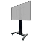 Omb Trolley E500 Maxi Supporto Motorizzato per Schermi 100'' Nero