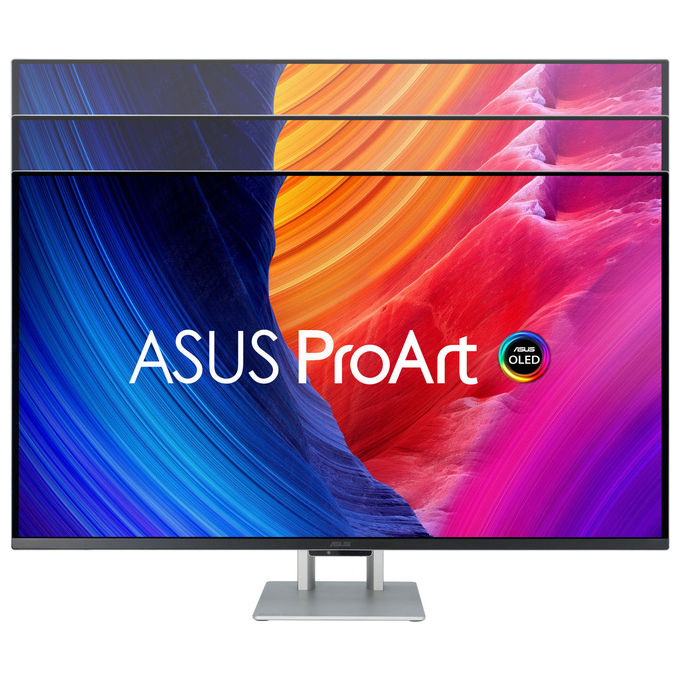 ASUS ProArt PA32UCDM Monitor 31.5'' 4K UHD QD-OLED Argento