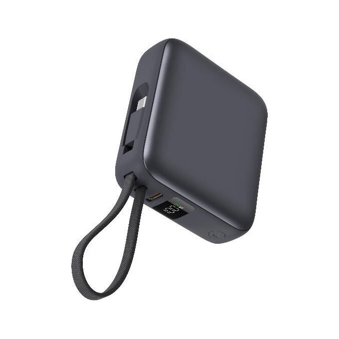 Celly Powerbank 10000mAh 22.5W con cavo integrato blu