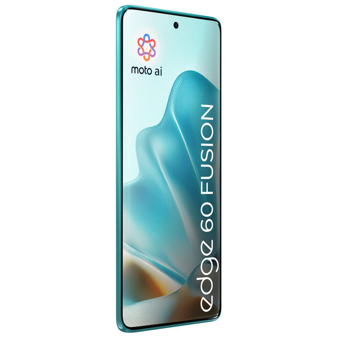 Motorola PB7E0034SE Edge 60 Fusion Smartphone 5G 6.67'' 8 GB 256 GB Android 15 Fotocamera 50 MP Batteria 5200 mAh colore Turchese