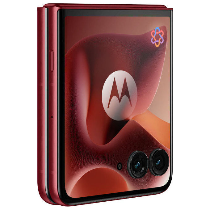 Motorola Razr 60 Ultra smartphone pieghevole dual SIM, bordeaux
