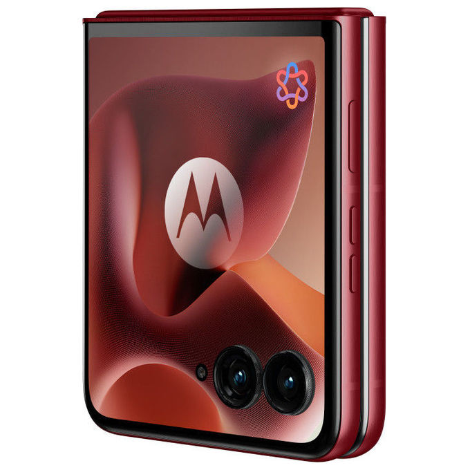 Motorola Razr 60 Ultra smartphone pieghevole dual SIM, bordeaux