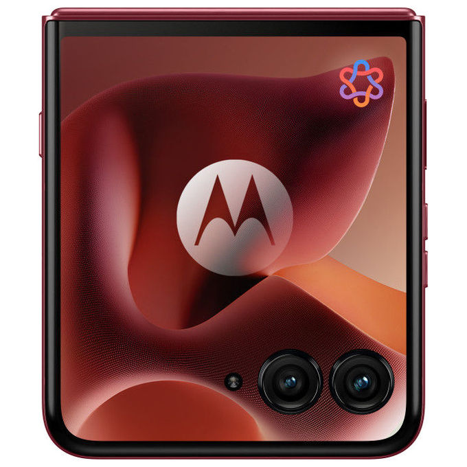 Motorola Razr 60 Ultra smartphone pieghevole dual SIM, bordeaux