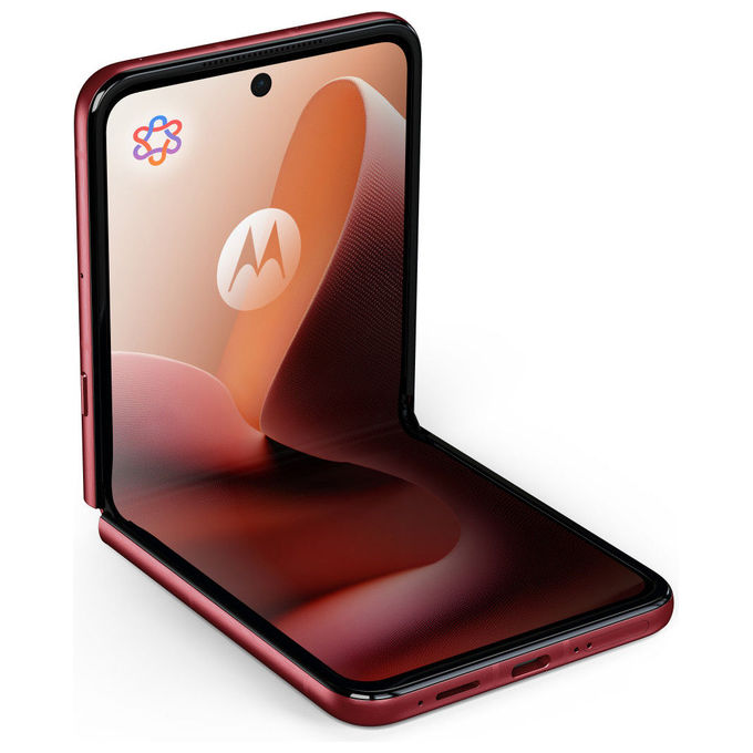 Motorola Razr 60 Ultra smartphone pieghevole dual SIM, bordeaux