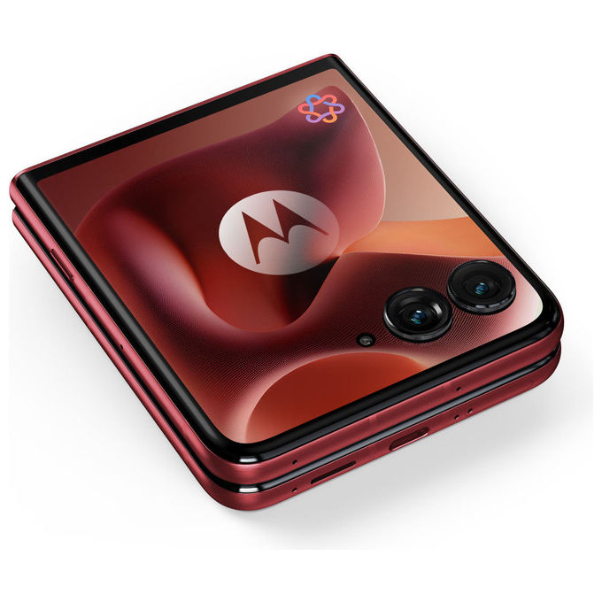 Motorola Razr 60 Ultra smartphone pieghevole dual SIM, bordeaux