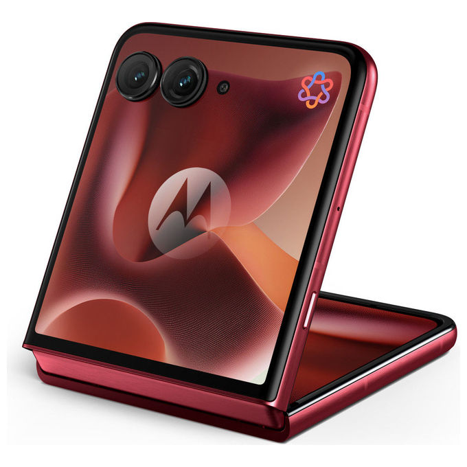 Motorola Razr 60 Ultra smartphone pieghevole dual SIM, bordeaux
