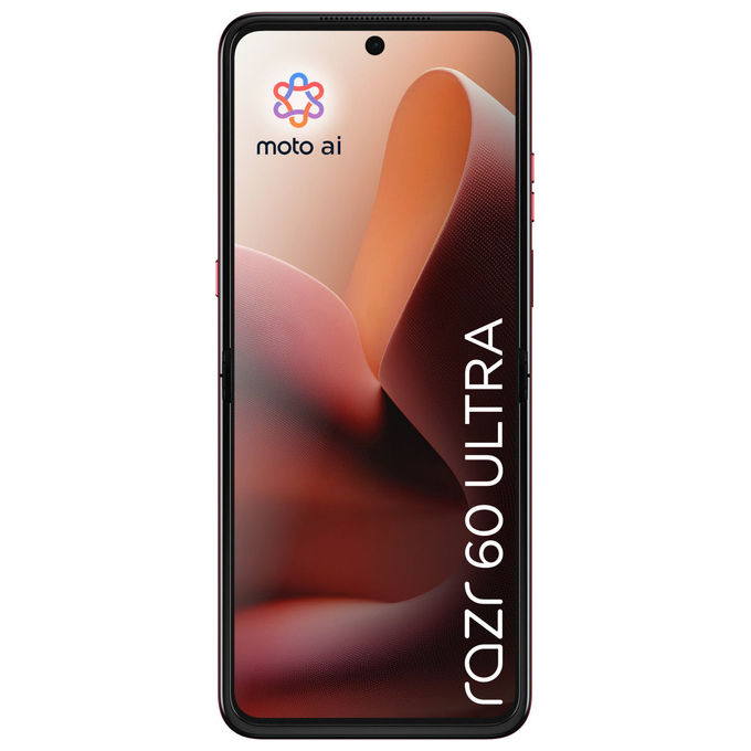 Motorola Razr 60 Ultra smartphone pieghevole dual SIM, bordeaux