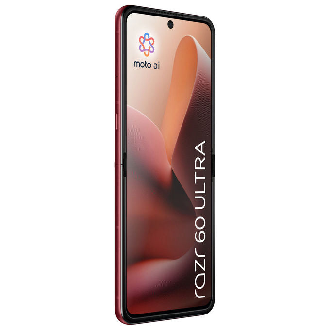 Motorola Razr 60 Ultra smartphone pieghevole dual SIM, bordeaux