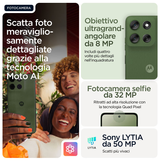 Motorola Moto G56 5G Smartphone Verde 8GB RAM 256GB
