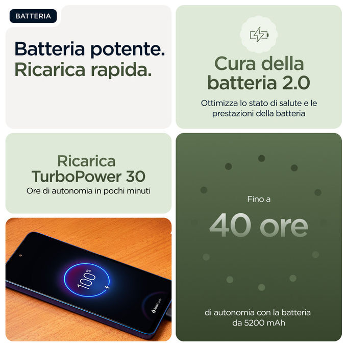Motorola Moto G56 5G Smartphone Verde 8GB RAM 256GB