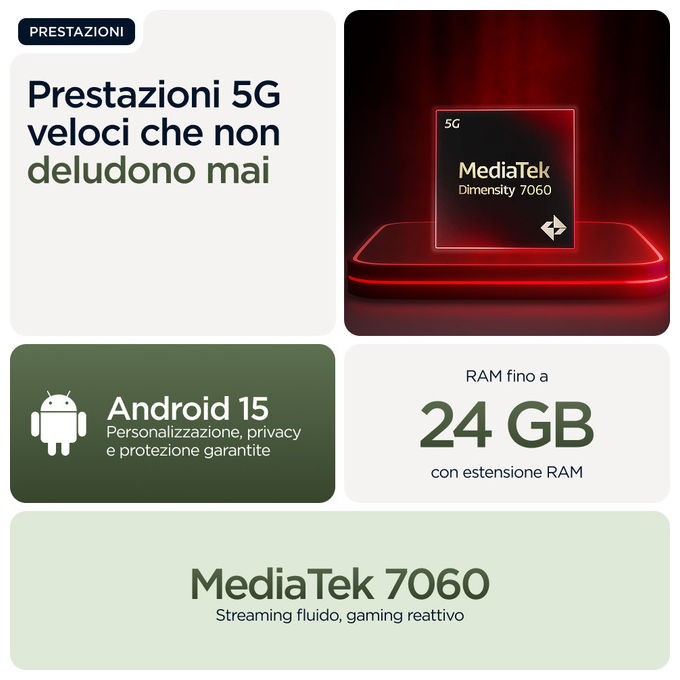 Motorola Moto G56 5G Smartphone Verde 8GB RAM 256GB