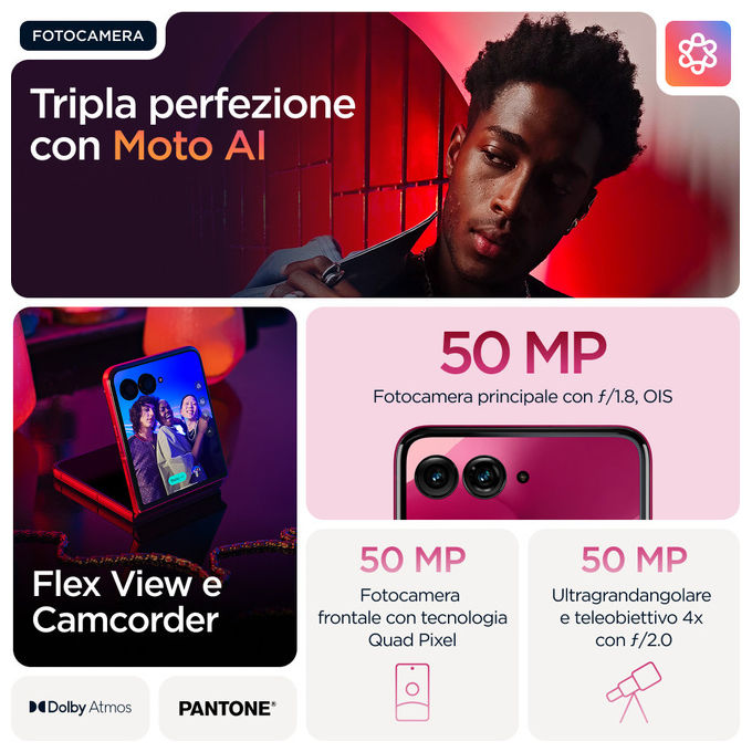 Motorola Razr 60 Ultra 5G 16GB 512GB Rosa