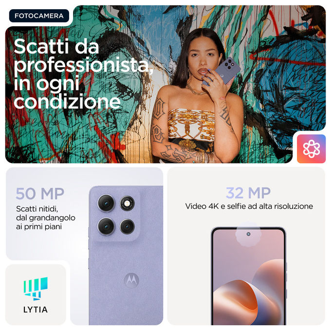 Motorola Moto G86 Power 5G 512GB 8GB Lilla' Android 15