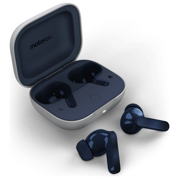 Motorola Moto Buds Cuffie Bluetooth Wireless Blu