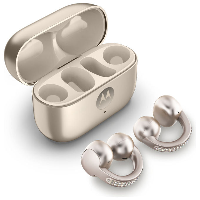 Motorola Moto Buds Loop Auricolari Wireless Bluetooth Beige