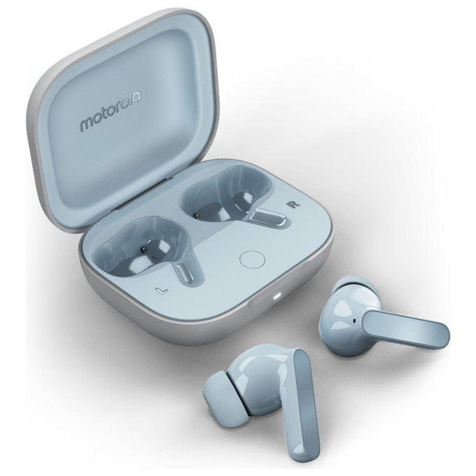 Motorola Moto Buds cuffie wireless bluetooth azzurre
