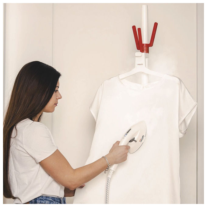 Polti PLEU0273 Vaporella Vertical Styler GSF80R Stiratore Verticale 2000W 1,2L 5 bar 30 g-min colore Rosso Bianco