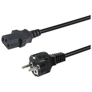 Equip Cavo Alimentazione Nero 3m CEE7-7 IEC C13