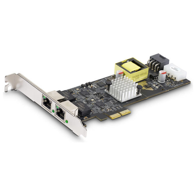StarTech.com Scheda di Rete PoE 2 Porte 2.5Gbps PCIe