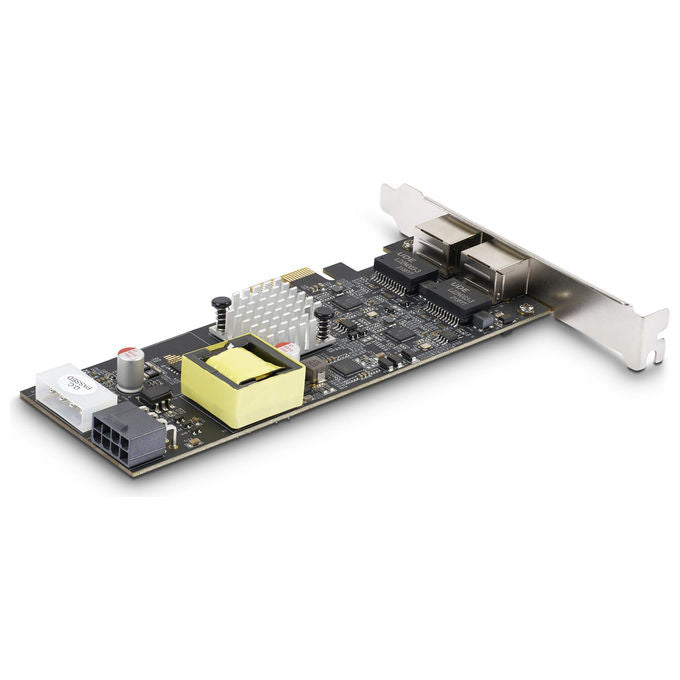 StarTech.com Scheda di Rete PoE 2 Porte 2.5Gbps PCIe