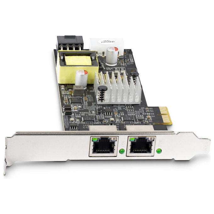 StarTech.com Scheda di Rete PoE 2 Porte 2.5Gbps PCIe
