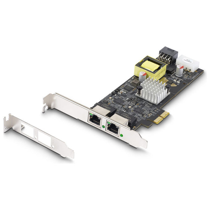 StarTech.com Scheda di Rete PoE 2 Porte 2.5Gbps PCIe