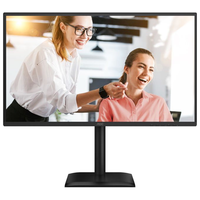 AOC Q27E4CV Monitor PC 27'' QHD IPS 120Hz USB-C 90W Power Delivery Hub USB Altoparlanti colore Nero