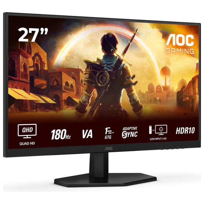AOC Monitor Pc Gaming Q27G42XNE 27'' Quad Hd Led Nero Rosso