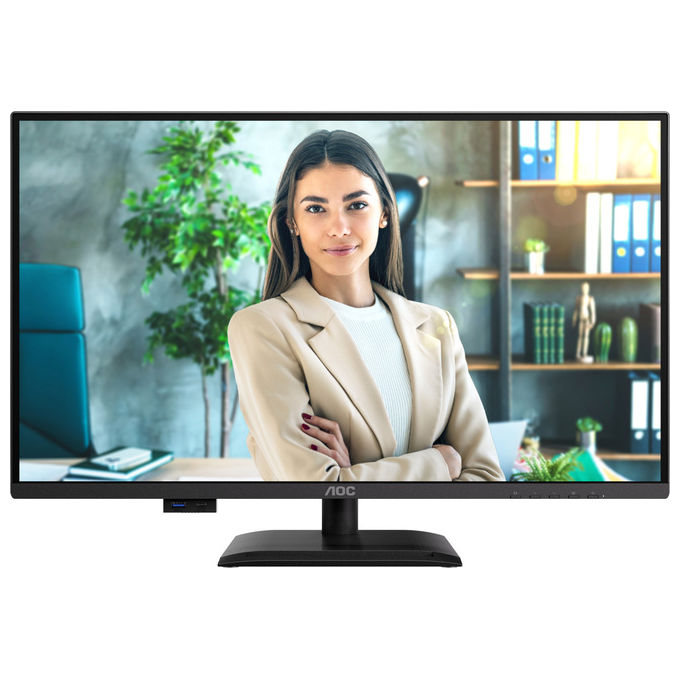 AOC Q27P4U Monitor PC 27'' QHD 2560x1440 IPS 120Hz Hub USB 3.2 HDMI DisplayPort colore Nero