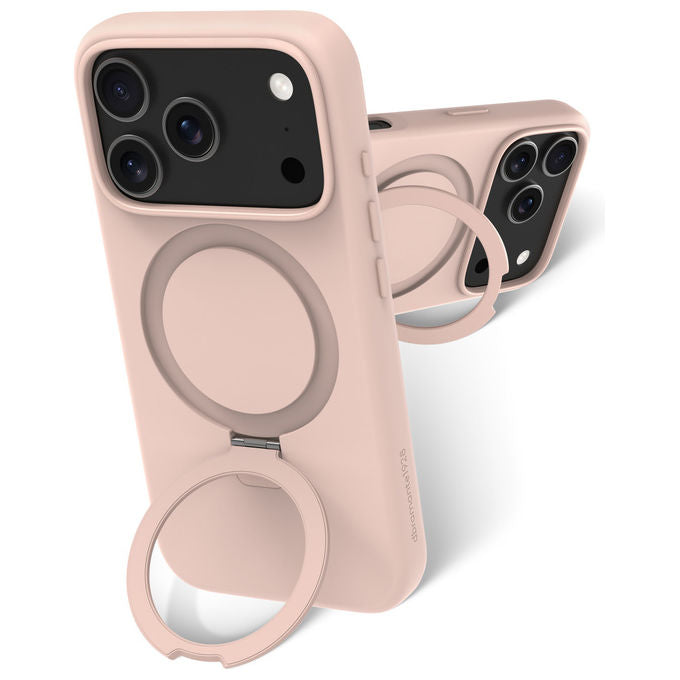 Dbramante1928 Cover iPhone 17 Pro Sabbia Rosa con Kickstand MagSafe