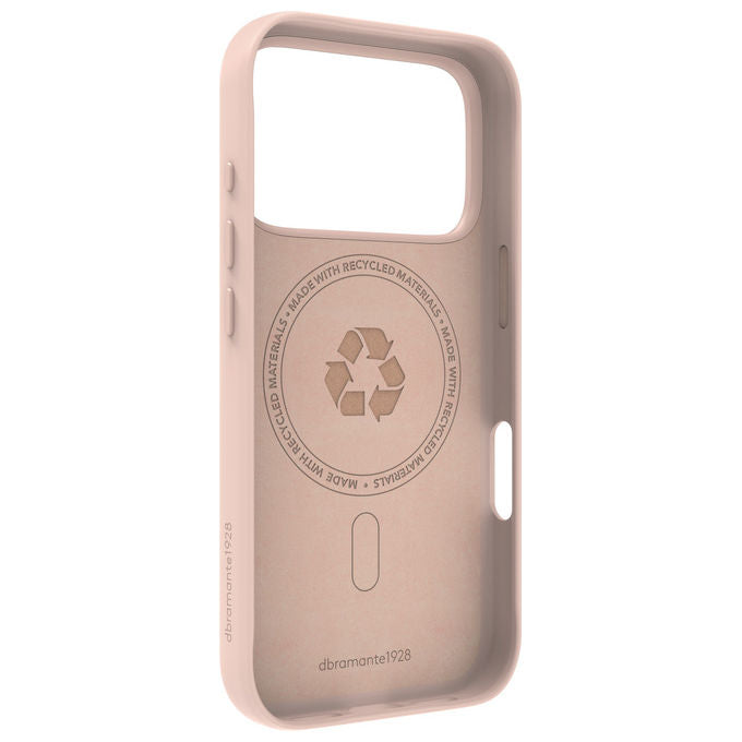 Dbramante1928 Cover iPhone 17 Pro Sabbia Rosa con Kickstand MagSafe