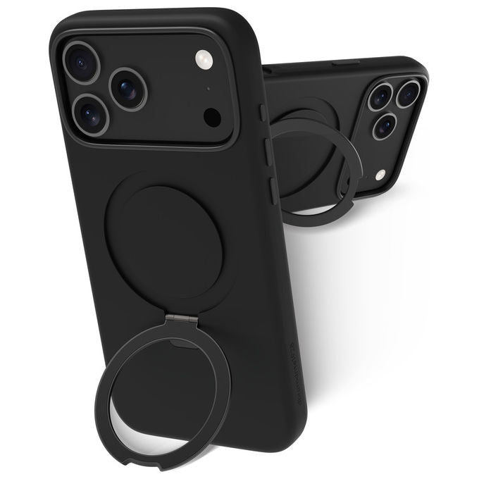 Dbramante1928 ROK9ICBL6659 Roskilde Cover iPhone 17 Pro Max MagSafe Kickstand protezione cadute 1.2m colore Nero