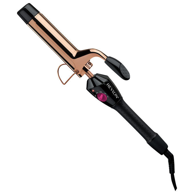 Revlon RVIR1159 Salon Long-Last Arricciacapelli Cono 32 mm 20 Impostazioni Temperatura 200°C colore Nero Oro Rosa