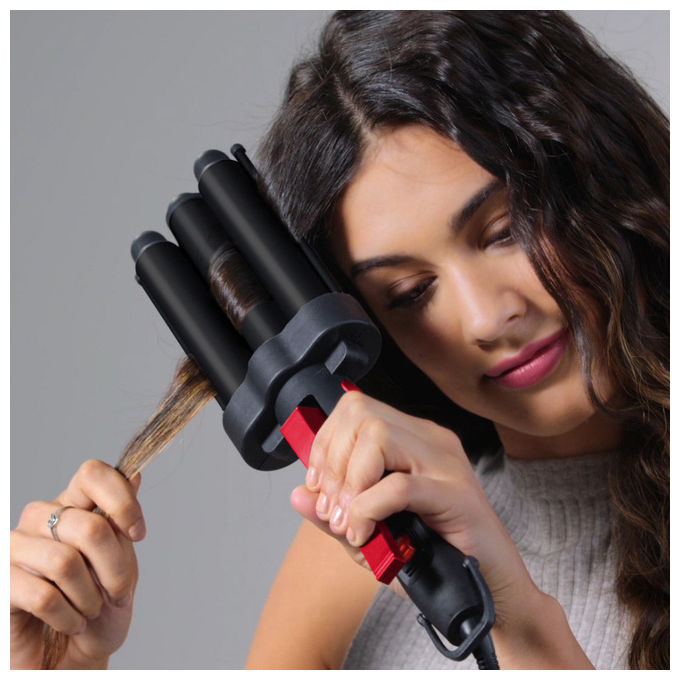 Revlon Wave Master Piastra per Capelli Ondulati Jumbo Nera