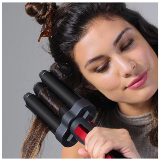 Revlon Wave Master Piastra per Capelli Ondulati Jumbo Nera
