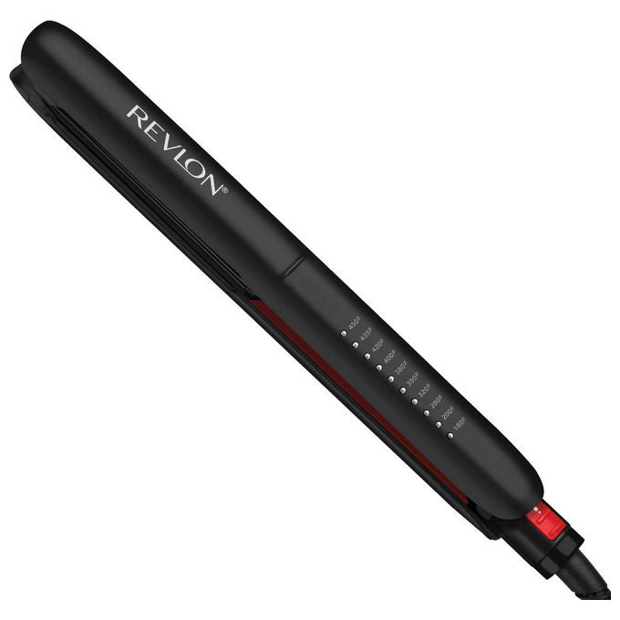 Revlon SmoothStay Piastra per Capelli con Olio di Cocco Nero-Rosso