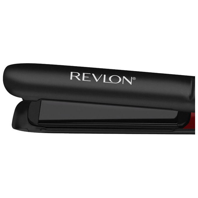 Revlon SmoothStay Piastra per Capelli con Olio di Cocco Nero-Rosso