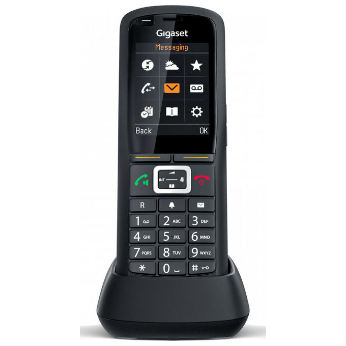 Gigaset R700H Pro Telefono Cordless DECT Nero Robusto