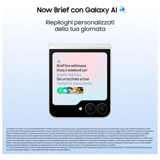 Samsung Galaxy Z Flip7 FE, 8GB RAM, 256GB, Nero