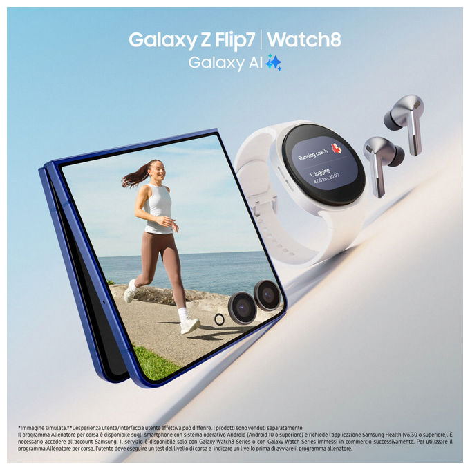 Samsung Galaxy Z Flip7, 512GB, 12GB RAM, Blu