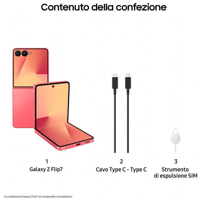 Samsung Galaxy Z Flip7 Ai 512gb Coral Red