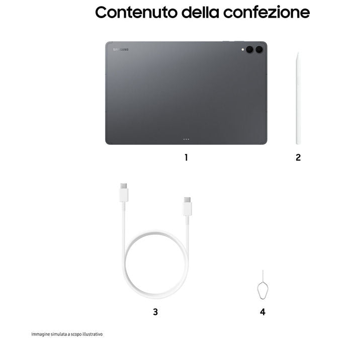 Samsung Galaxy Tab S11 Ultra 12GB 256GB Wi-Fi Grigio