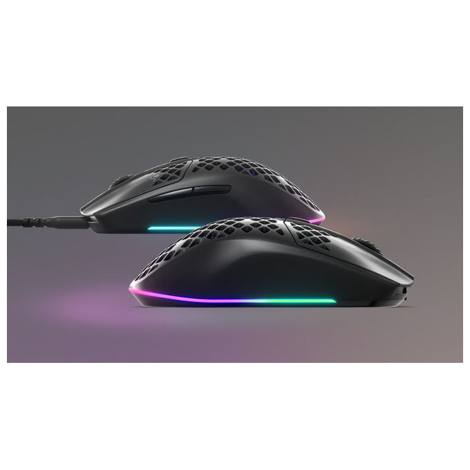 Steelseries Aerox 3 Onyx Mouse PC Gaming Ultraleggero